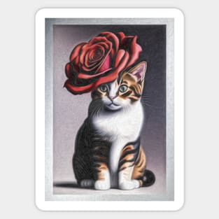 The Cat In The Rose Hat Sticker